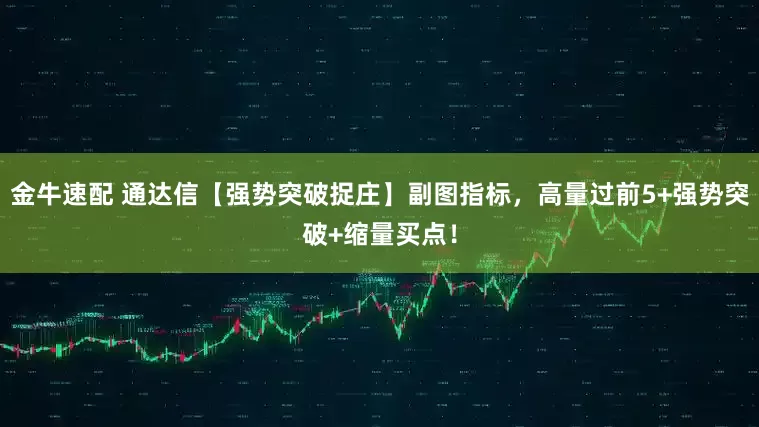 金牛速配 通达信【强势突破捉庄】副图指标，高量过前5+强势突破+缩量买点！